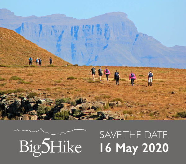 Big5hike Save the date 16 May 2020