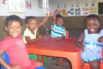 children in classroom