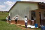 painting the creche